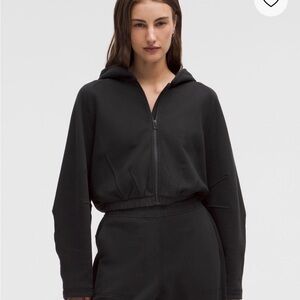 Lululemon Loungeful Relaxed-Fit Full-Zip Cropped Hoodie